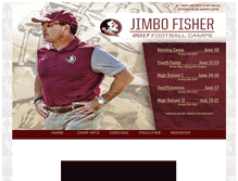 Tablet Screenshot of jimbofisherfootballcamp.com